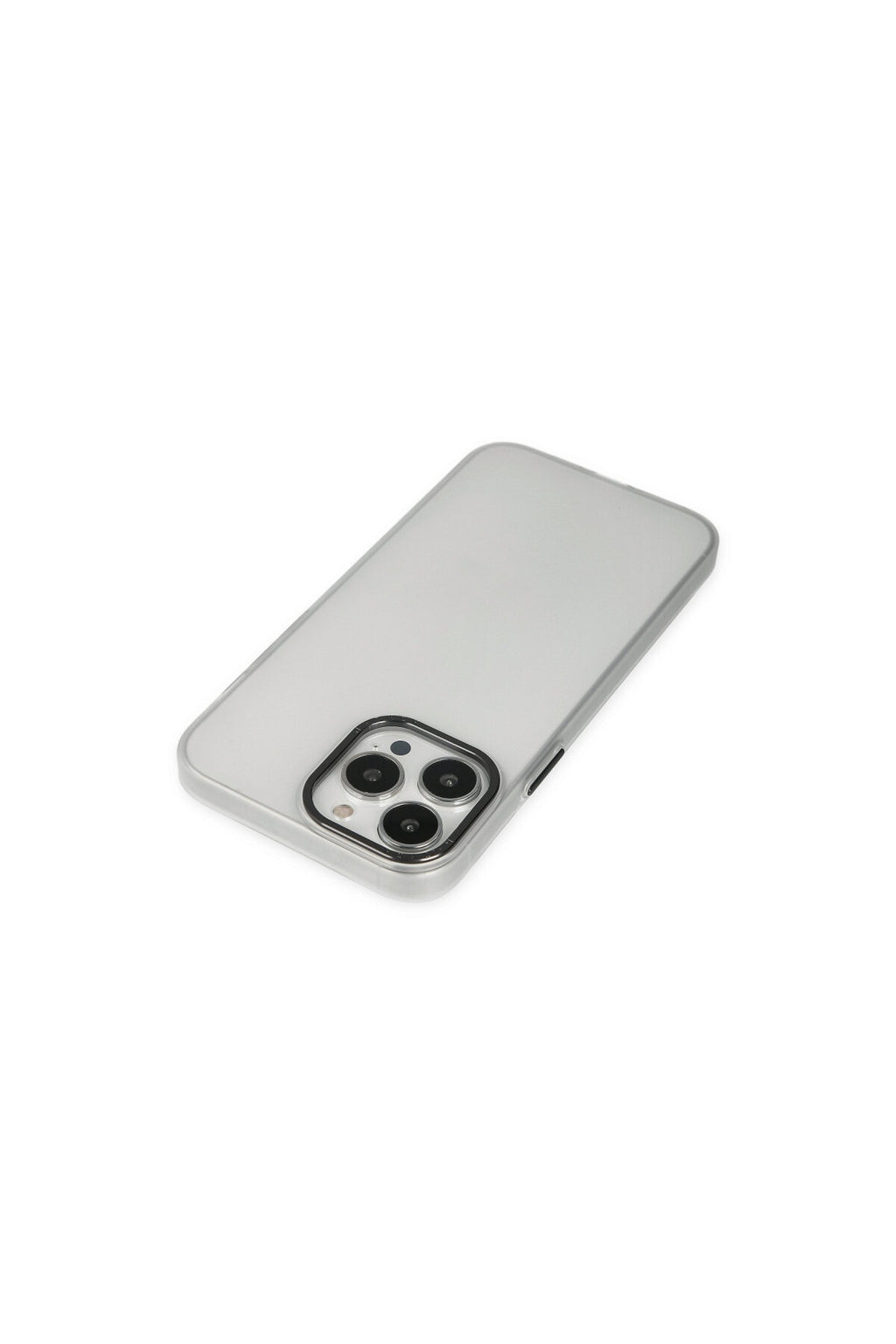 Apple iPhone 13 Pro Max Uyumlu Kılıf Modos Metal Kapak - Şeffaf