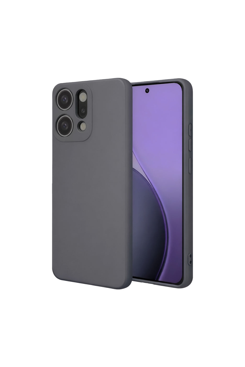Oppo Reno 14 Uyumlu First Silikon - Gri