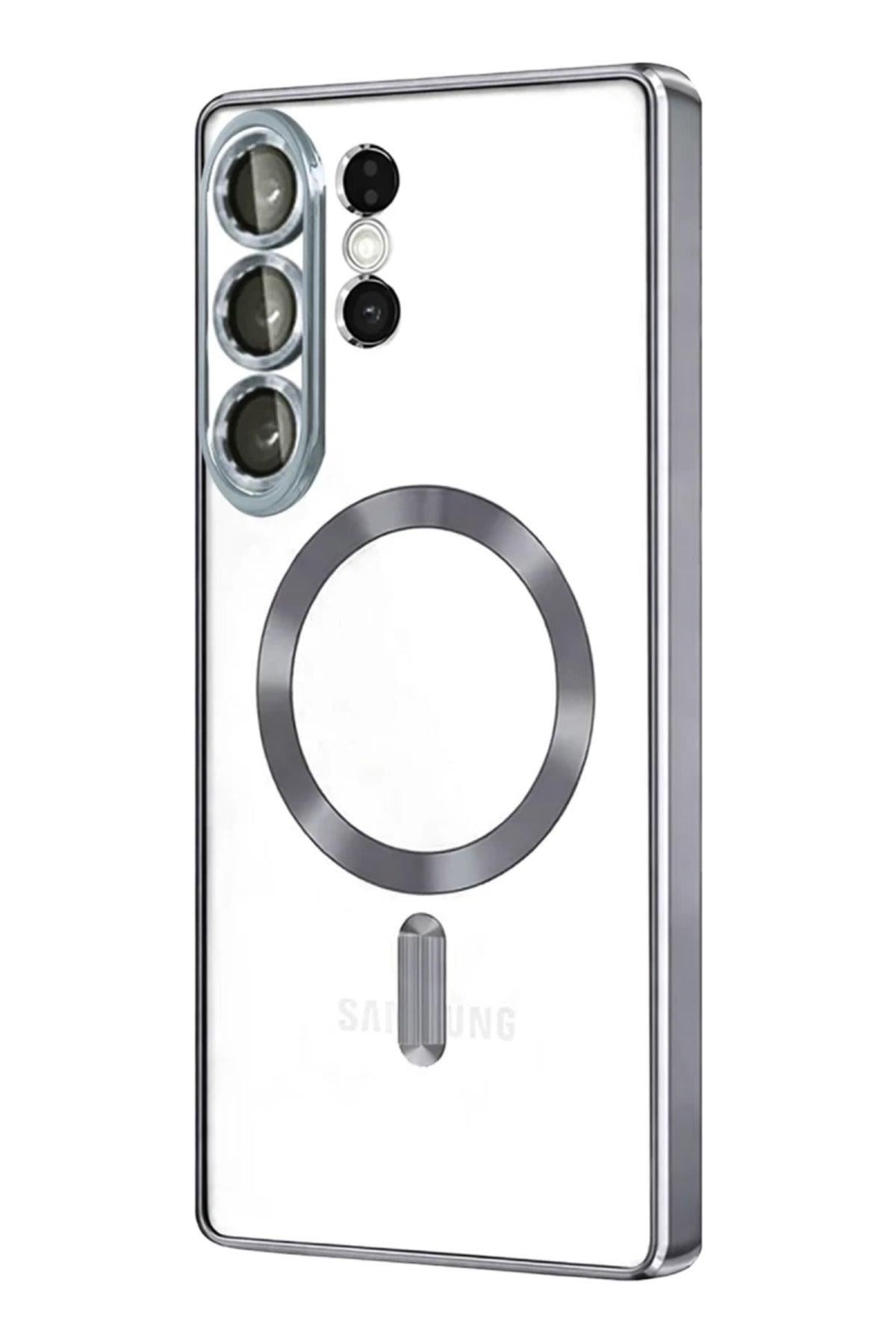 Samsung Galaxy S26 Ultra Uyumlu Kross Magneticsafe Kapak - Titan Gri