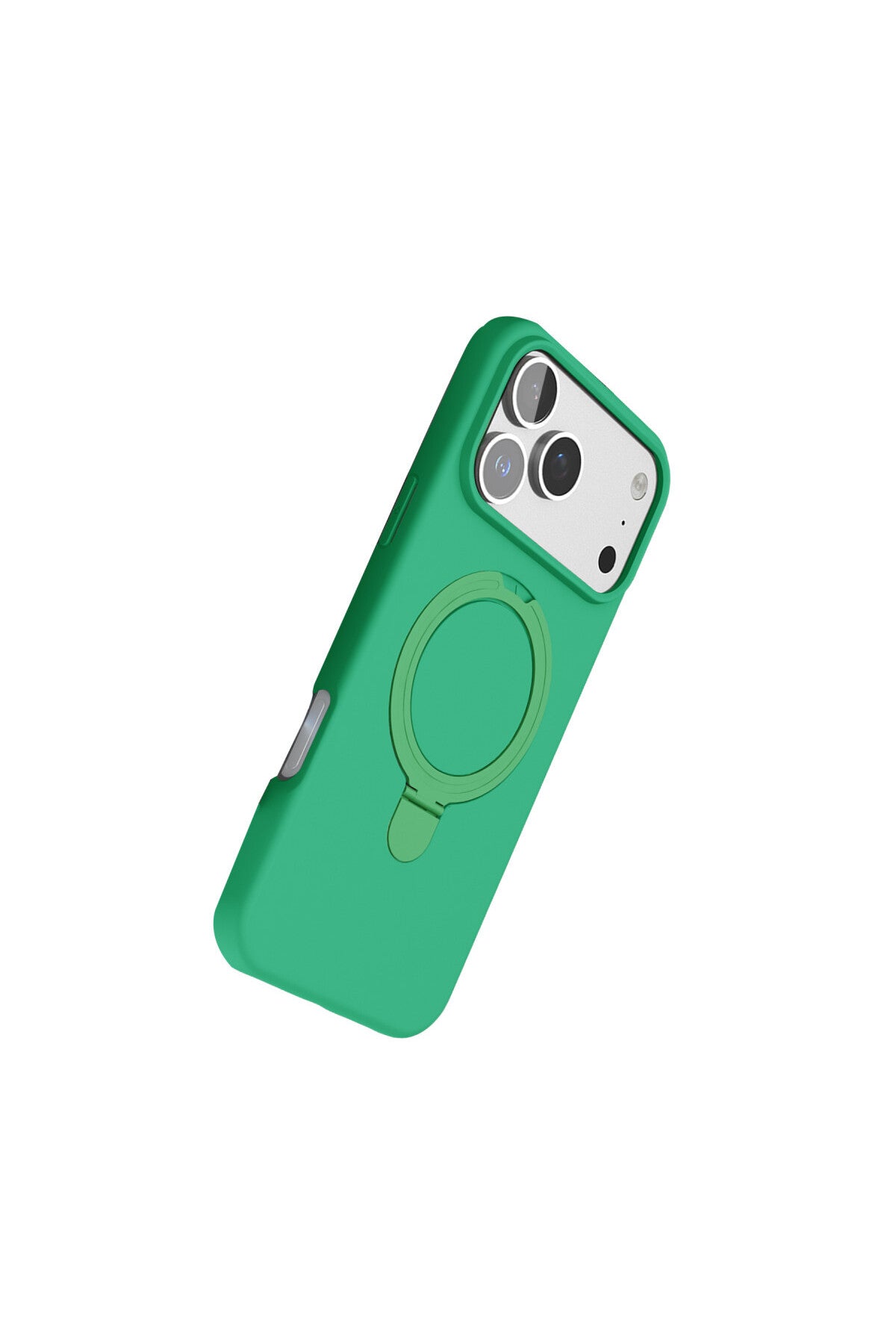 Apple iPhone 17 Pro Uyumlu Regal Magsafe Standlı Kapak - Yeşil