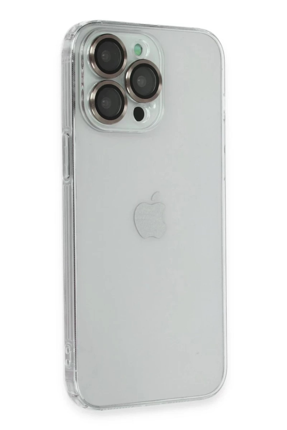 Apple iPhone 13 Pro Uyumlu Kılıf Luko Lens Silikon -Yeşil