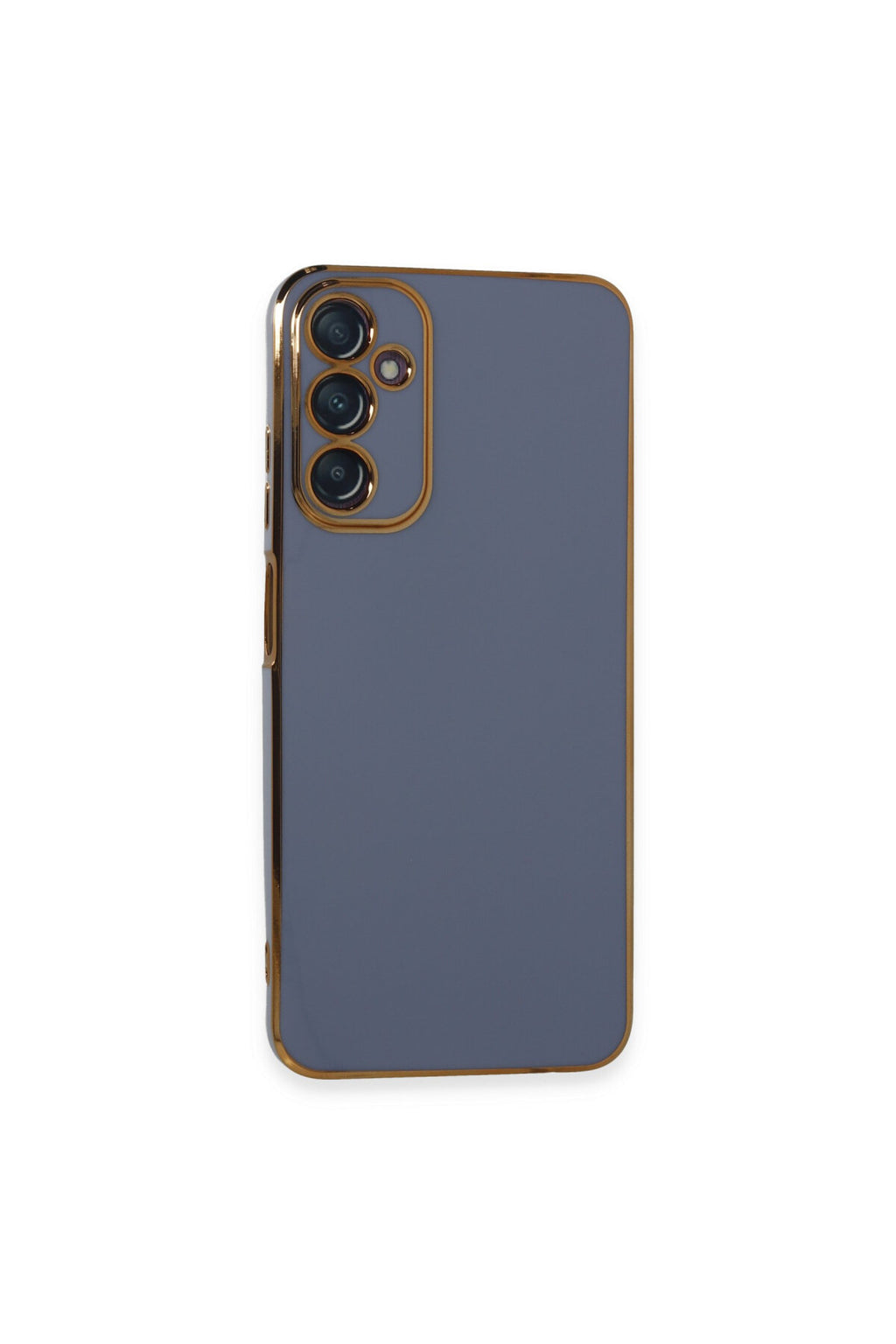 Samsung Galaxy A05S Uyumlu Kılıf Volet Silikon - Mavi
