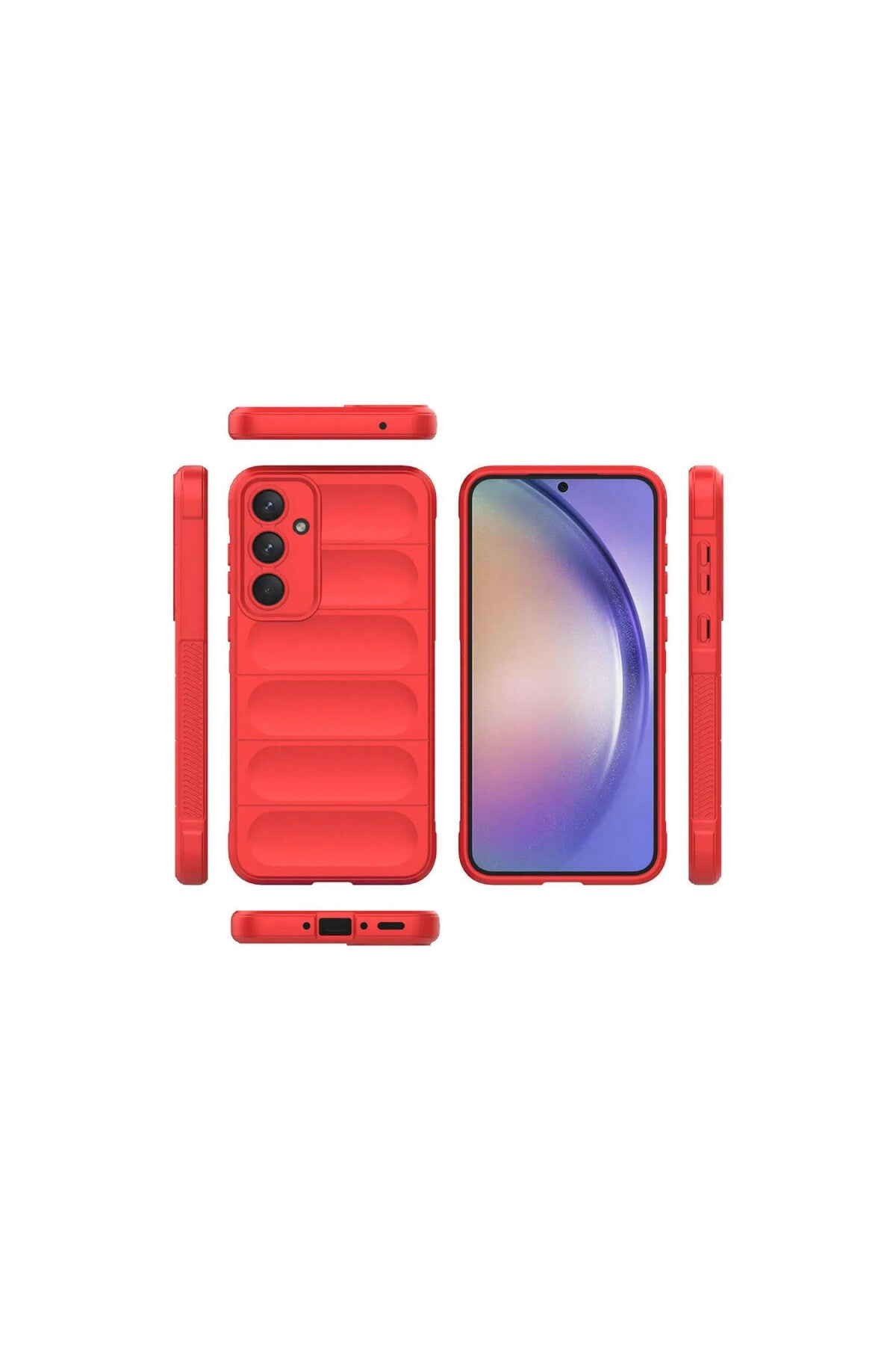 Samsung Galaxy A17 5G Uyumlu Optimum Silikon - Kırmızı