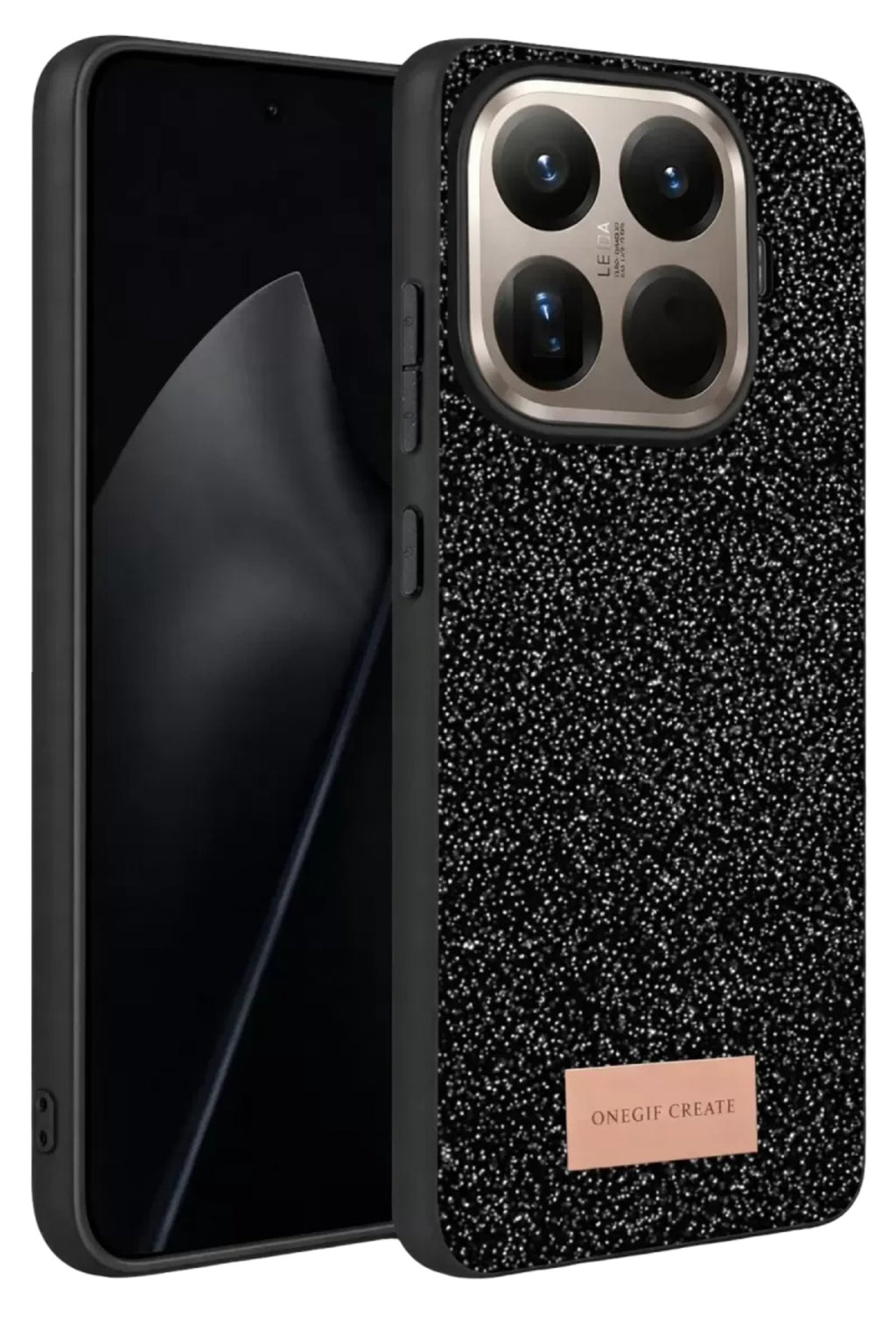 Onegif Xiaomi Mi 15T Pro Uyumlu Bright Simli Kapak - Siyah