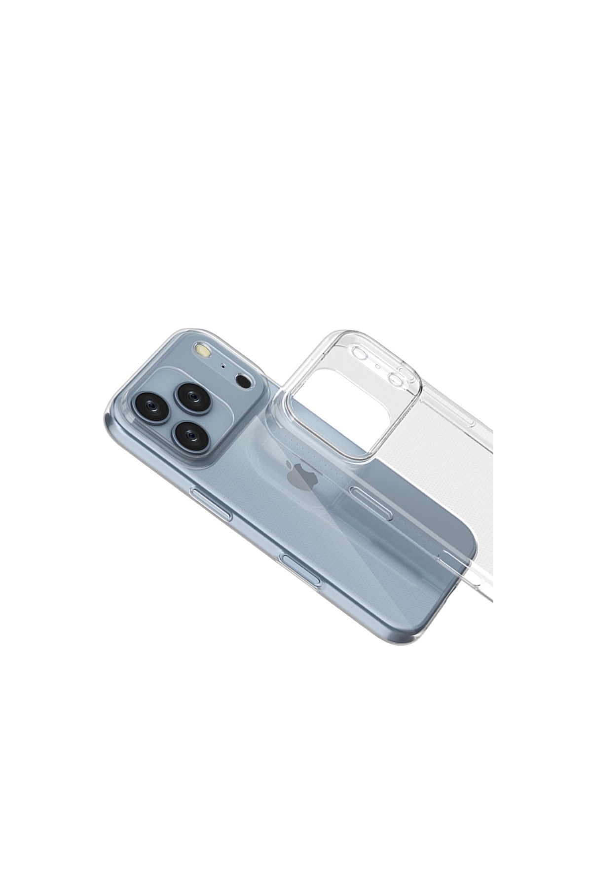 Apple iPhone 17 Pro Max Uyumlu Lüx Şeffaf Silikon - Şeffaf