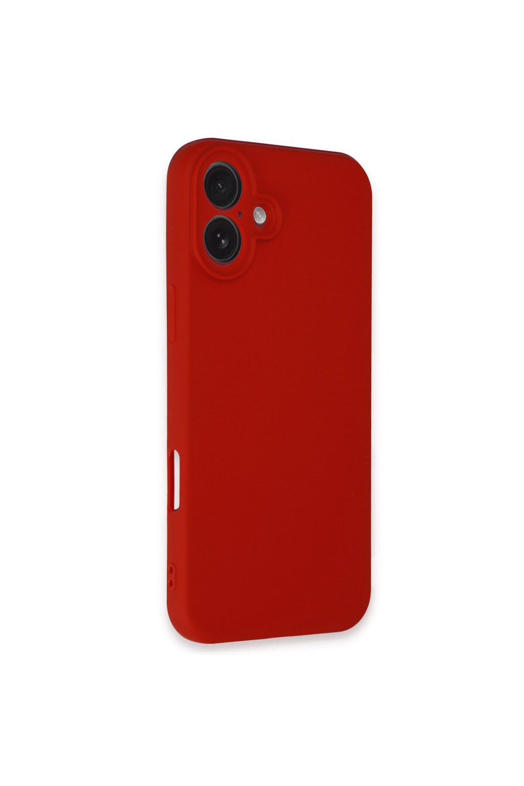 Apple iPhone 16 Plus Uyumlu Kılıf First Silikon - Kırmızı