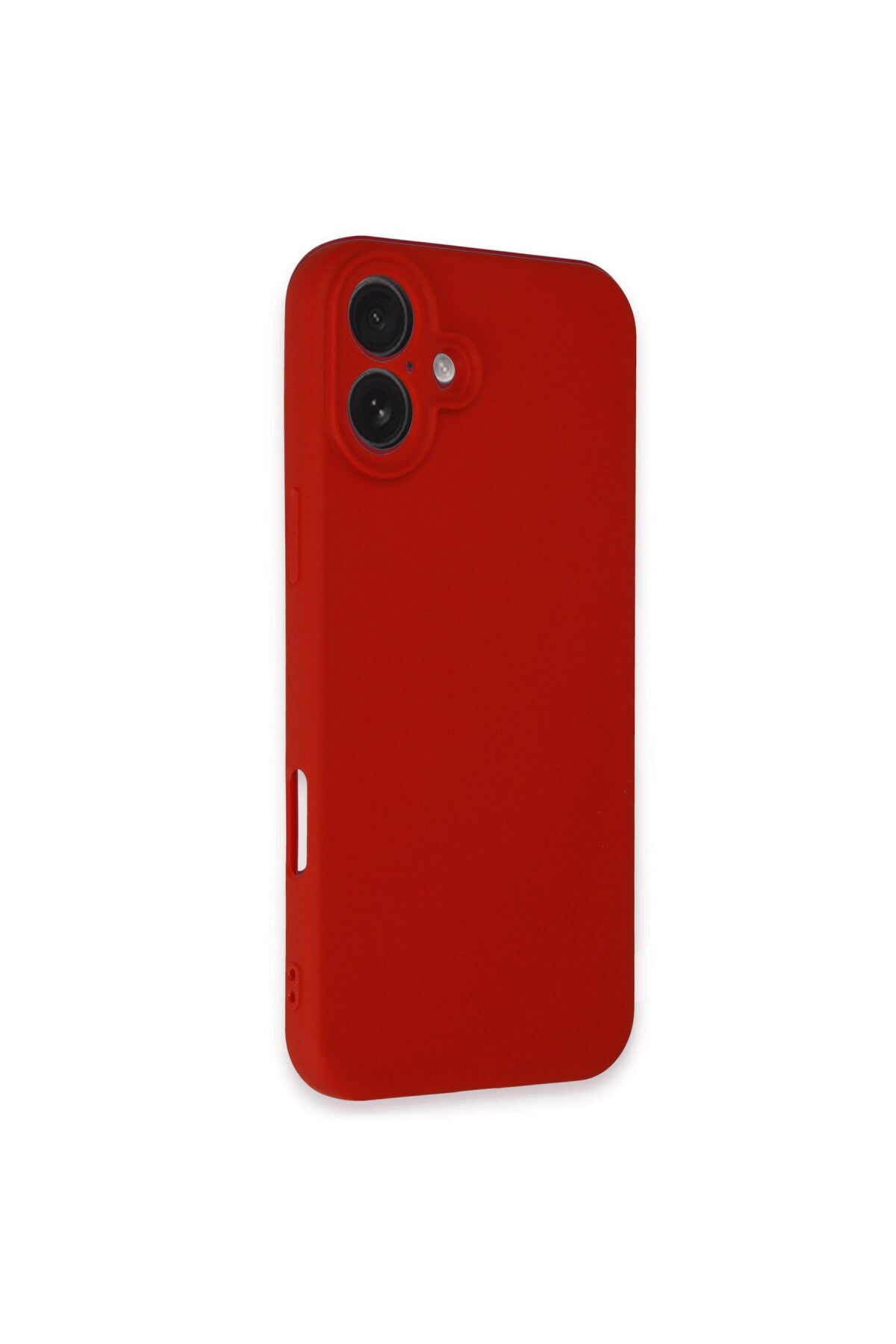 Apple iPhone 16 Plus Uyumlu Kılıf First Silikon - Kırmızı