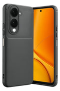 Vivo Y29S Uyumlu Auto Focus Karbon Kapak - Gri