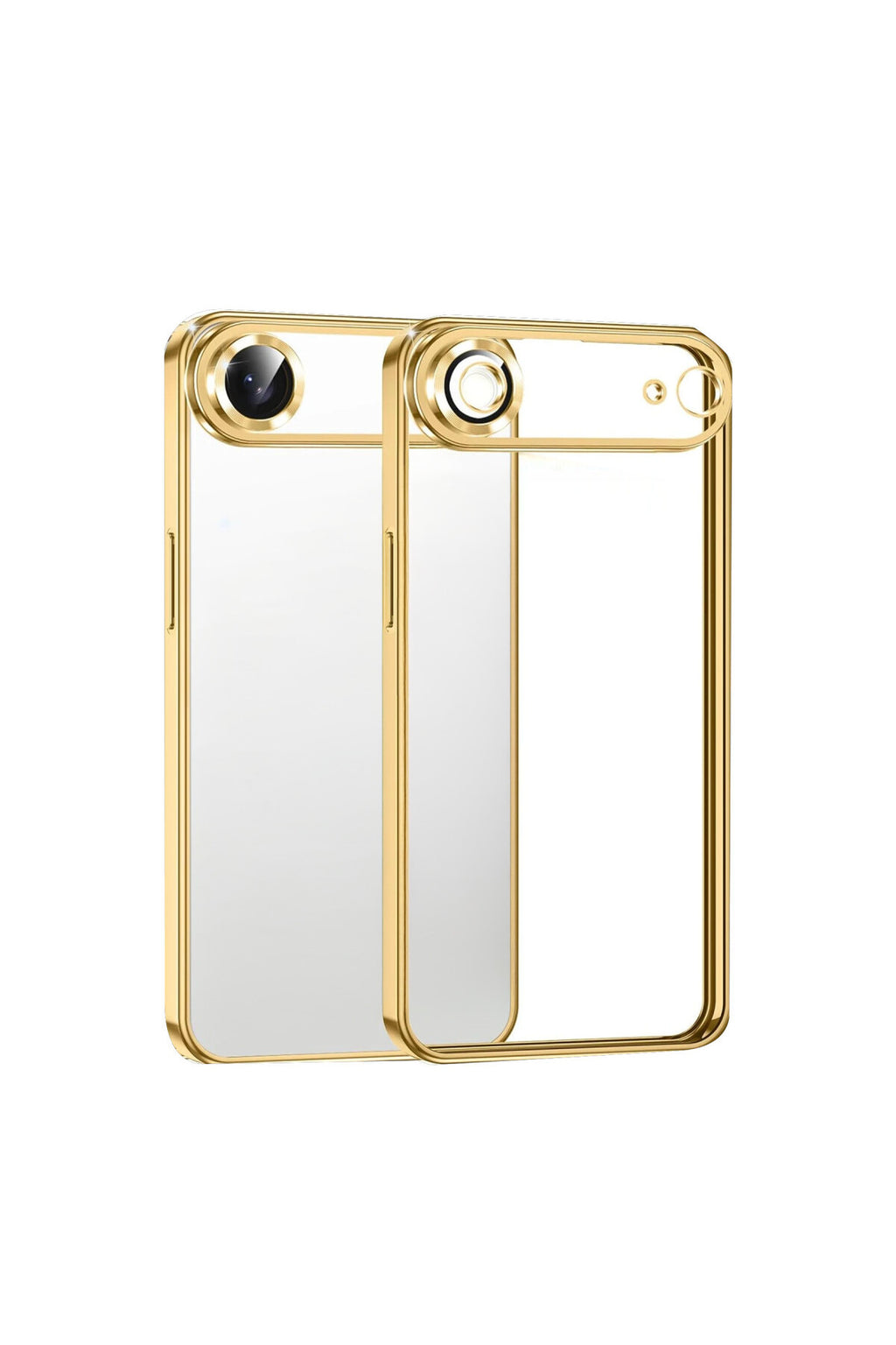 Apple iPhone 17 Air Uyumlu Lensli Silikon - Gold