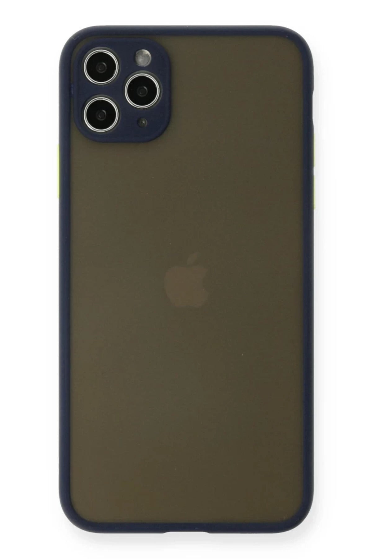 Apple iPhone 11 Pro Max Uyumlu Kılıf Montreal Silikon Kapak - Lacivert