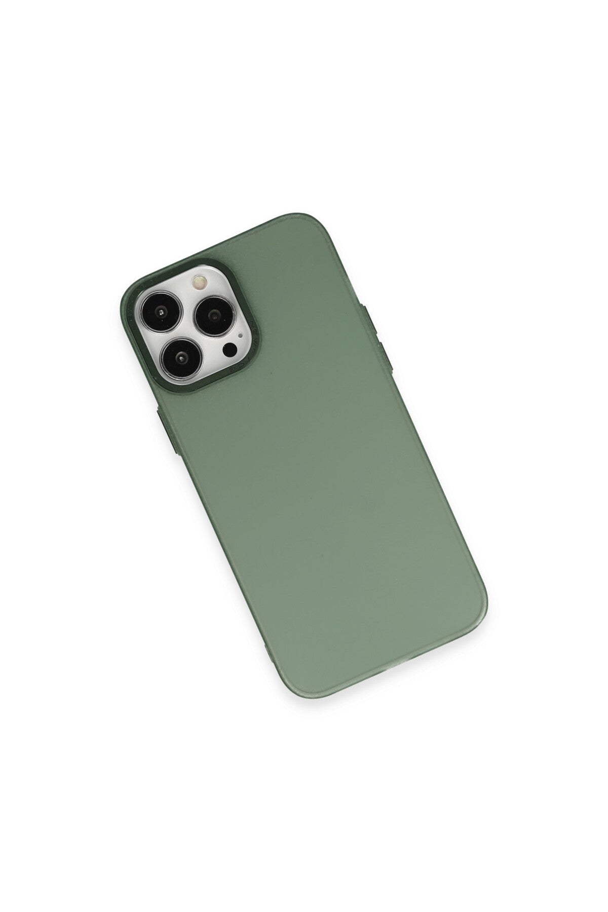 Apple iPhone 14 Pro Max Uyumlu Kılıf Modos Metal Kapak - Koyu Yeşil