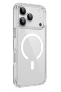 Apple iPhone 17 Pro Max Uyumlu Kılıf Pc Real Magsafe Kapak - Şeffaf