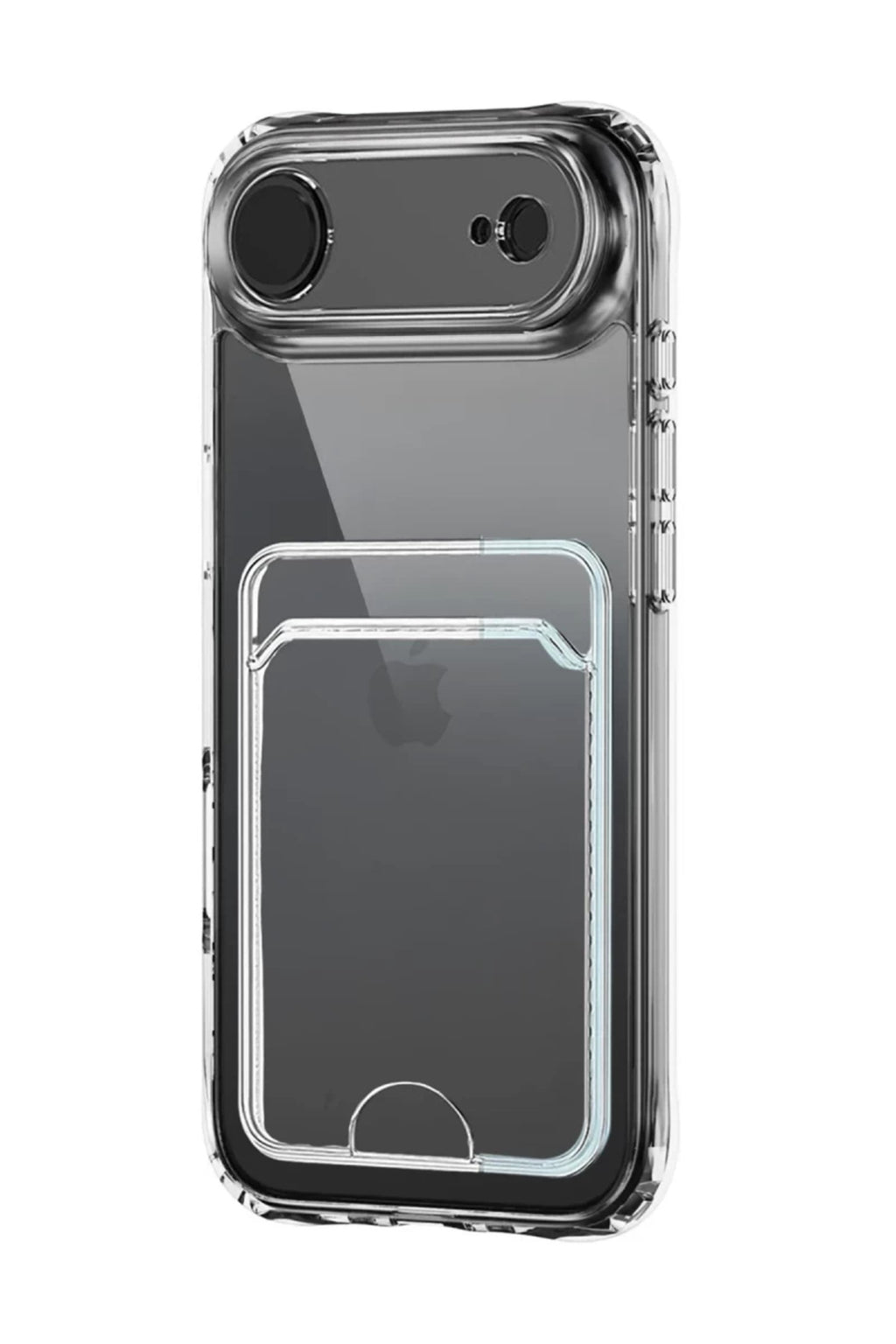 Apple iPhone 17 Air Uyumlu Kart Şeffaf Silikon - Şeffaf