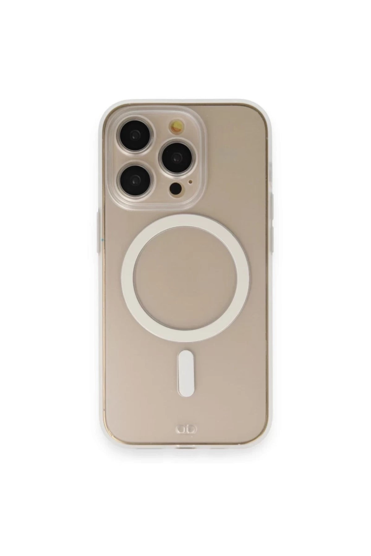 Apple iPhone 14 Pro Uyumlu Kılıf Grand Magneticsafe Kapak - Şeffaf