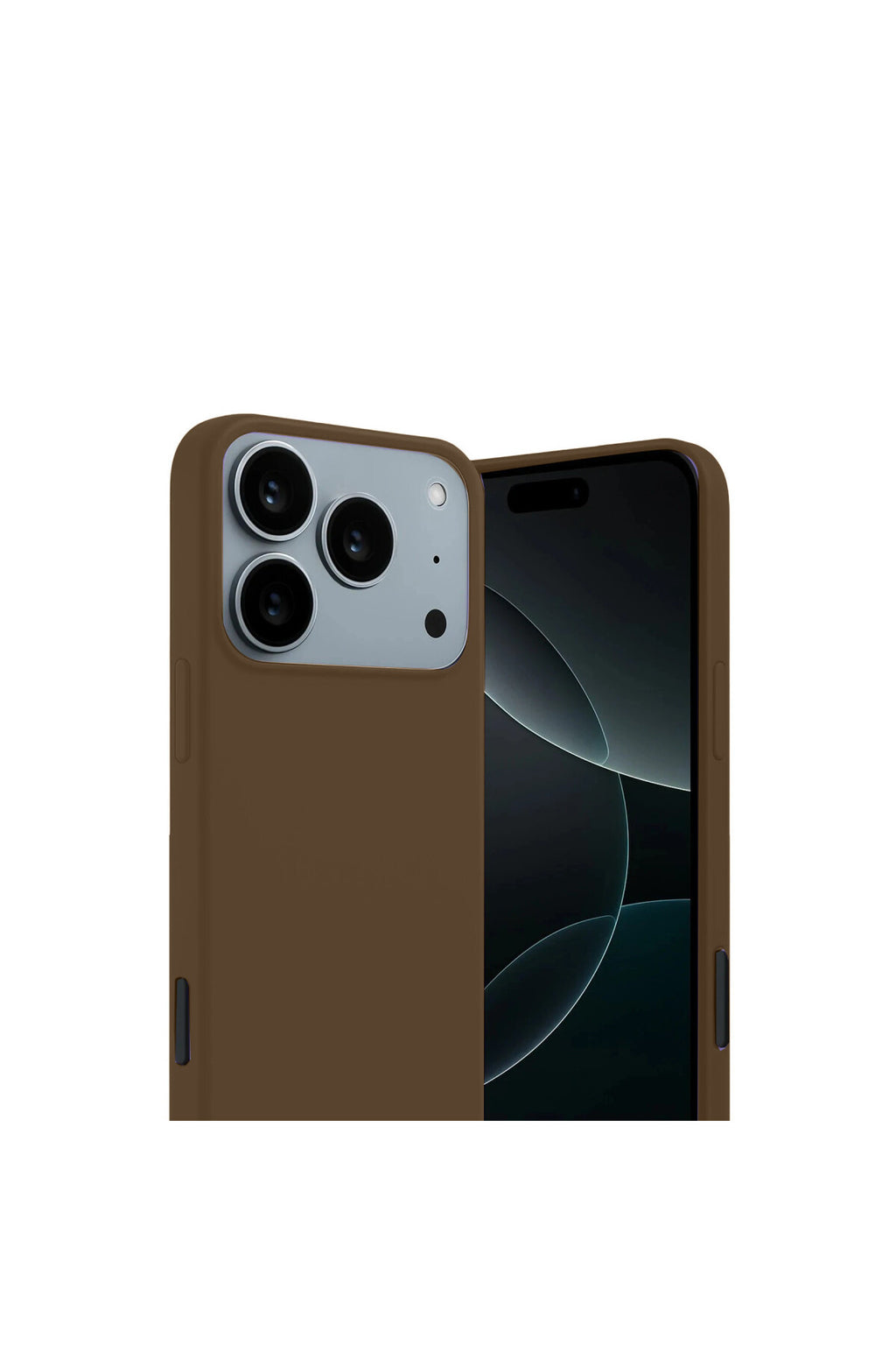Apple iPhone 17 Pro Max Uyumlu First Silikon - Kahverengi