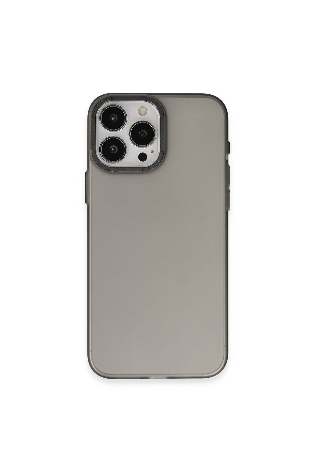 Apple iPhone 15 Pro Uyumlu Kılıf Modos Metal Kapak - Siyah