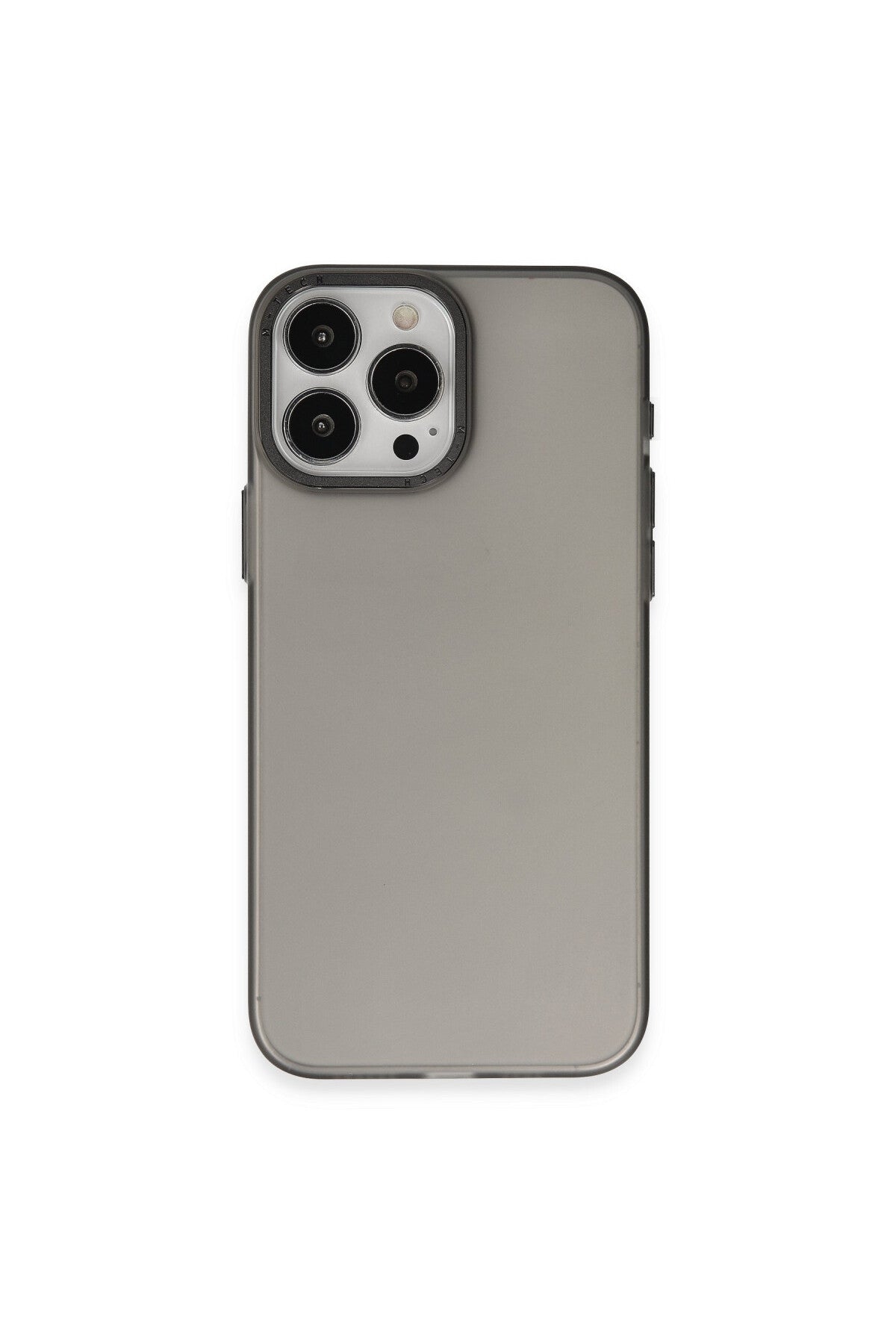 Apple iPhone 15 Pro Uyumlu Kılıf Modos Metal Kapak - Siyah