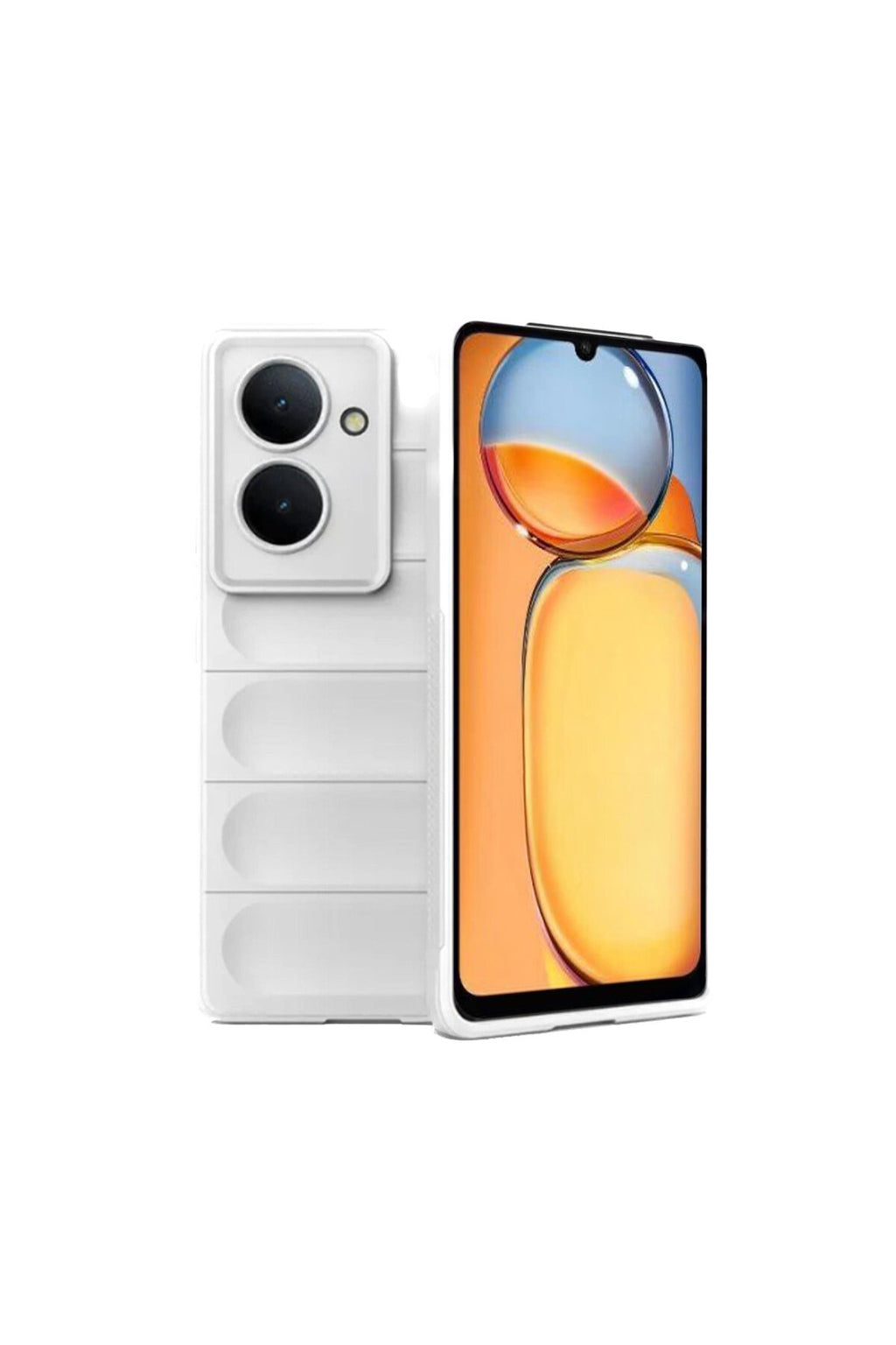 Xiaomi Redmi 13C Uyumlu Kılıf Optimum Silikon - Krem
