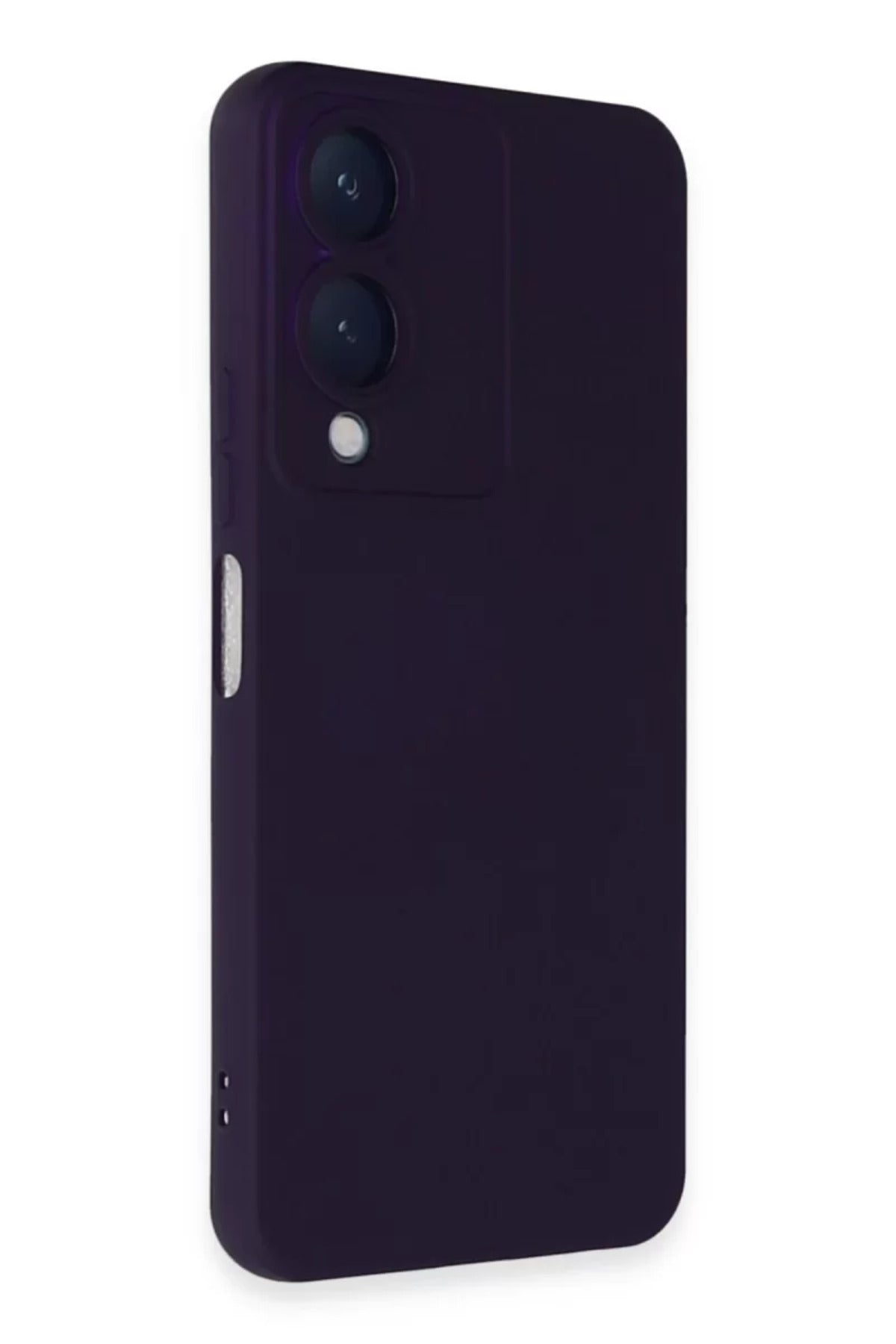 Vivo Y17S Uyumlu Kılıf Nano içi Kadife Silikon - Mor