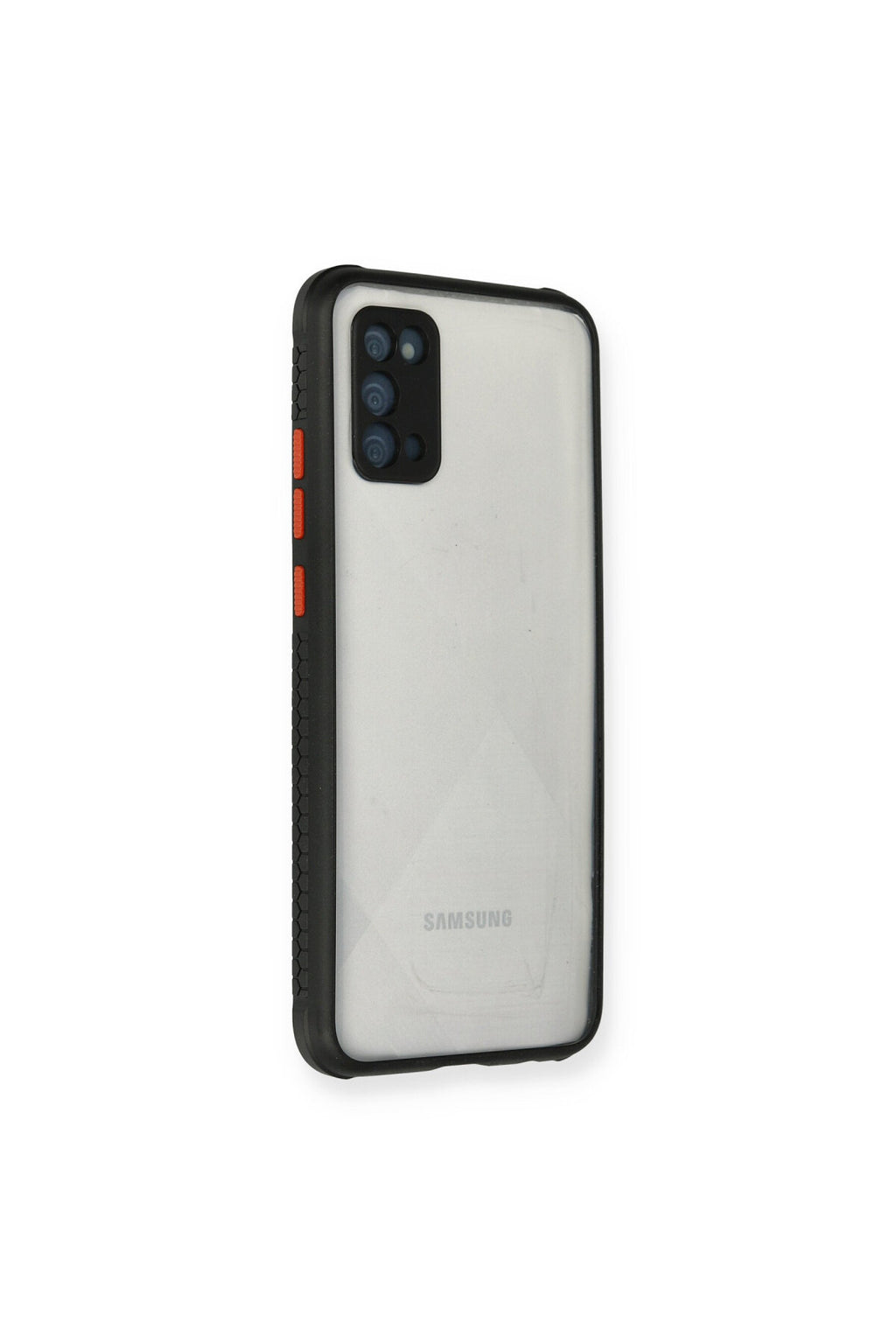 Samsung Galaxy A02S Uyumlu Kılıf Miami Şeffaf Silikon - Siyah