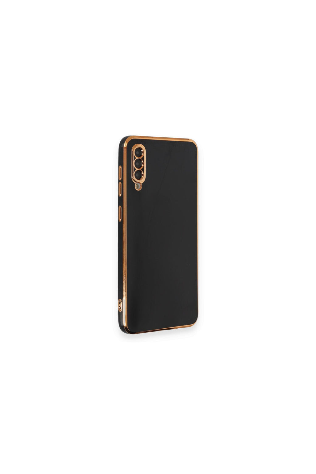 Samsung Galaxy A50 Uyumlu Kılıf Volet Silikon - Siyah