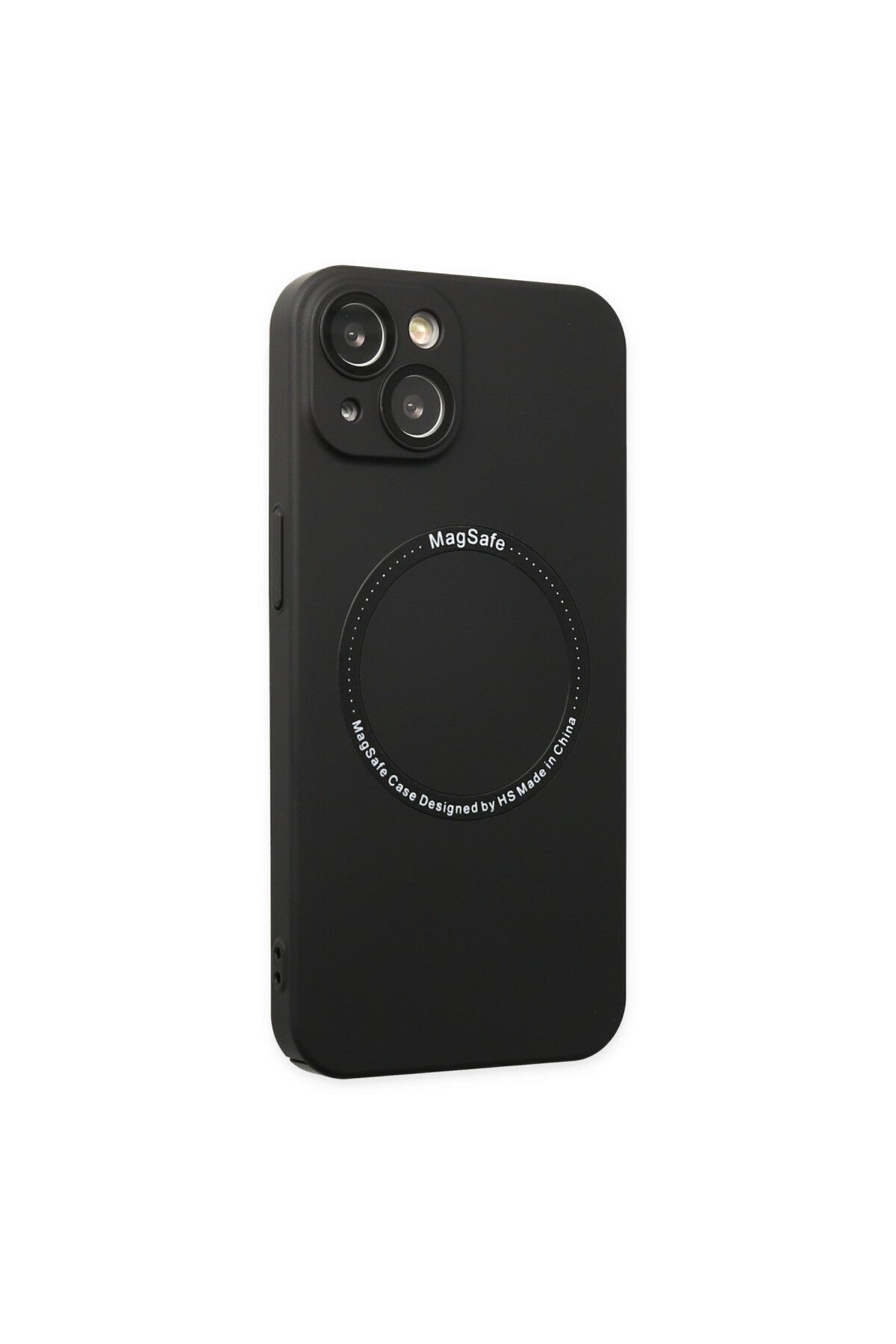 Apple iPhone 14 Plus Uyumlu Kılıf Jack Magneticsafe Lens Silikon - Siyah