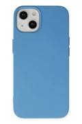 Apple iPhone 15 Pro Uyumlu Kılıf Nano içi Kadife Silikon - Mavi