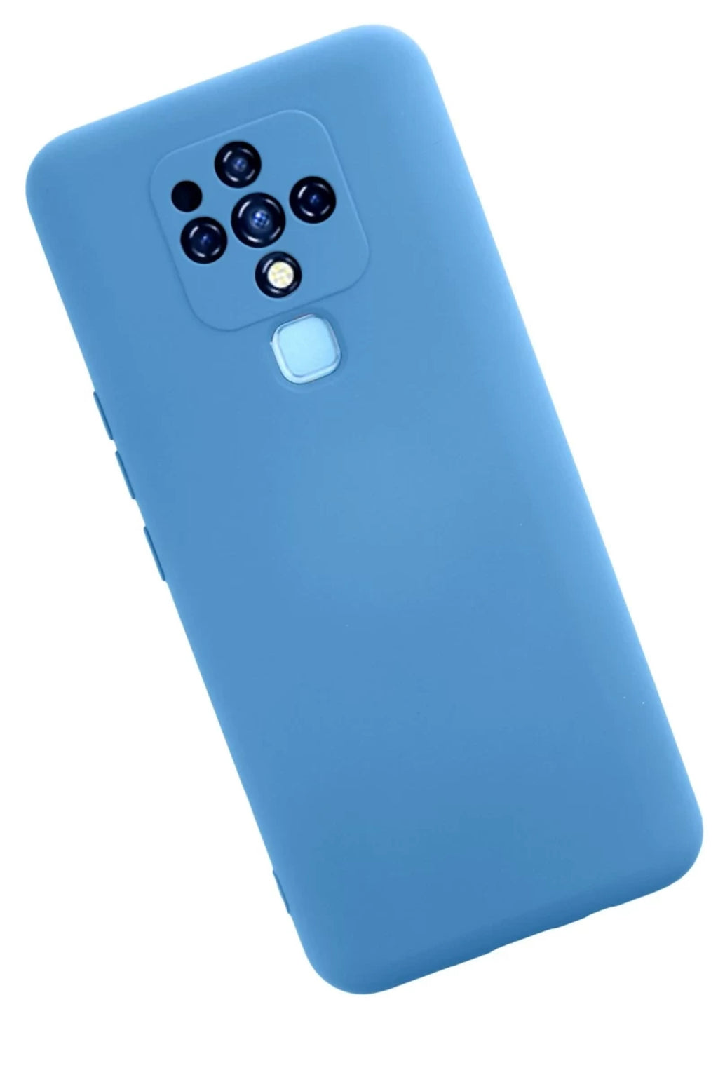 Tecno Camon 16 Uyumlu Kılıf Nano içi Kadife Silikon - Mavi