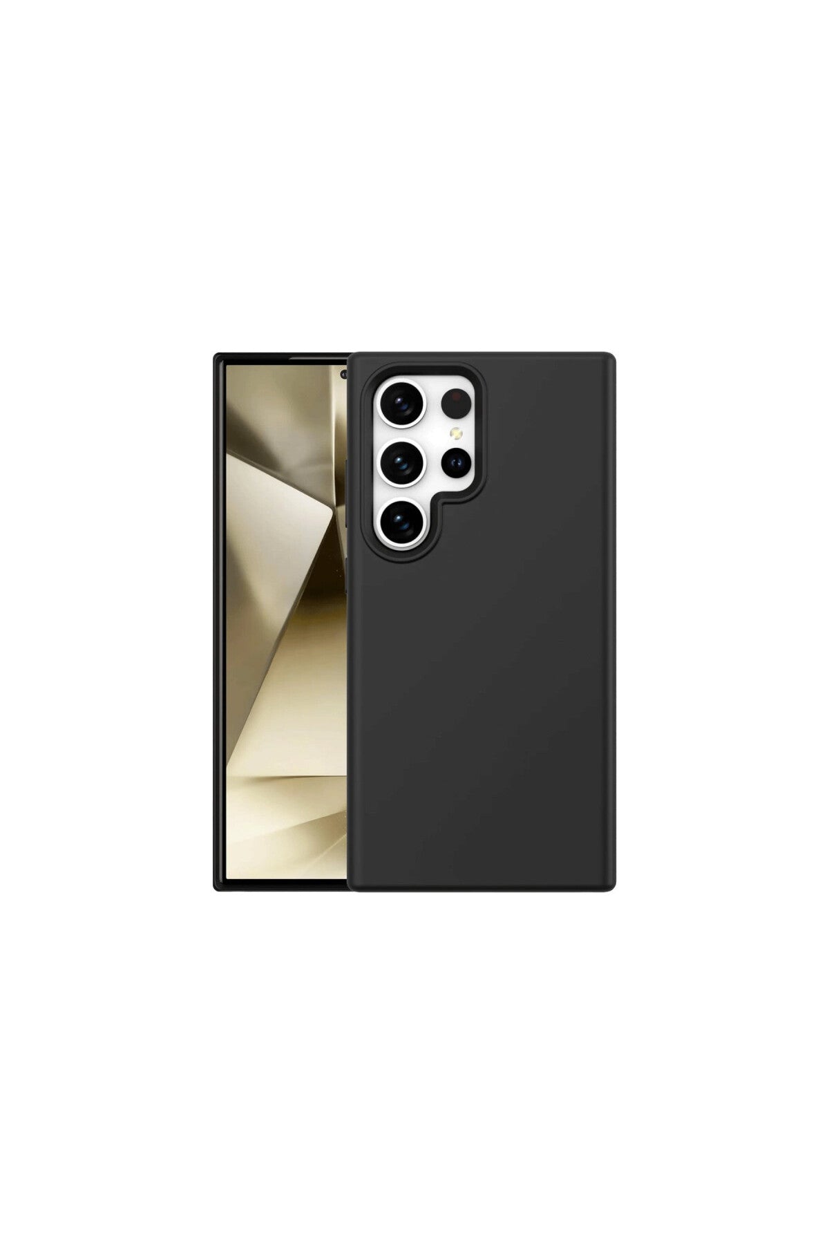Samsung Galaxy S24 Ultra Uyumlu Kılıf First Silikon - Siyah