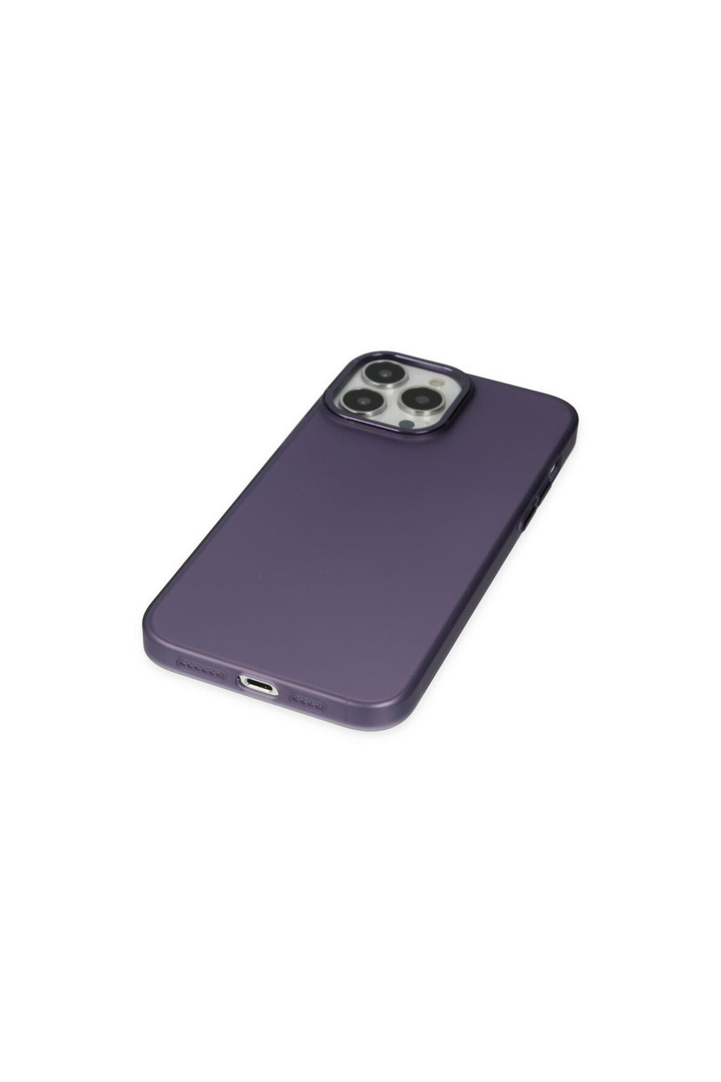 Apple iPhone 14 Pro Max Uyumlu Kılıf Modos Metal Kapak - Mor