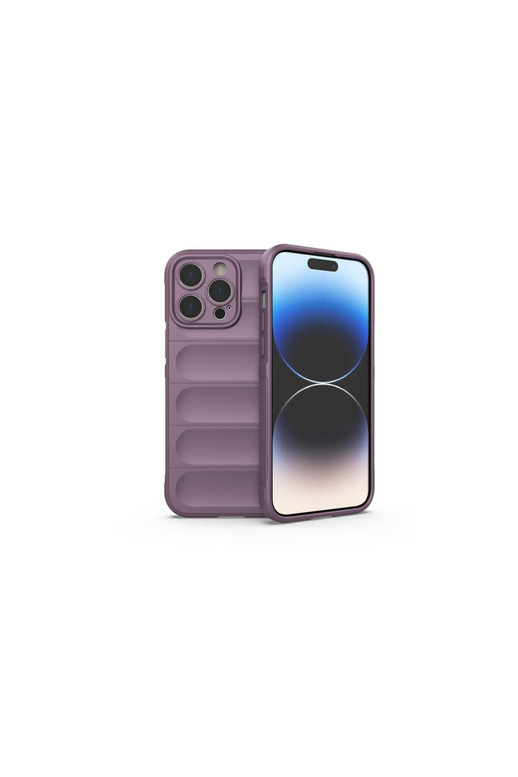 Apple iPhone 15 Pro Max Uyumlu Kılıf Optimum Silikon - Mor
