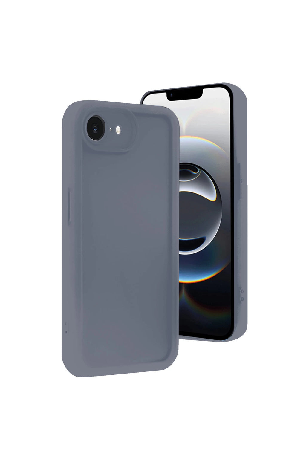 Apple iPhone 16E Uyumlu Kılıf Viera Silikon - Gri