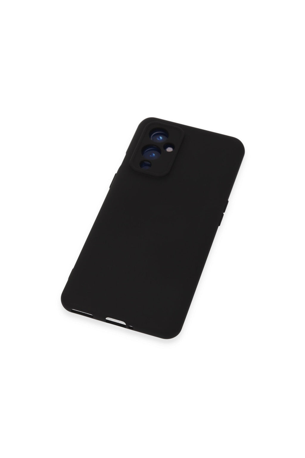 One Plus 9 Kılıf Nano içi Kadife Silikon - Siyah