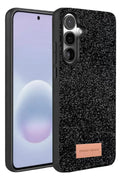 Onegif Samsung Galaxy A37 5G Uyumlu Bright Simli Kapak - Siyah