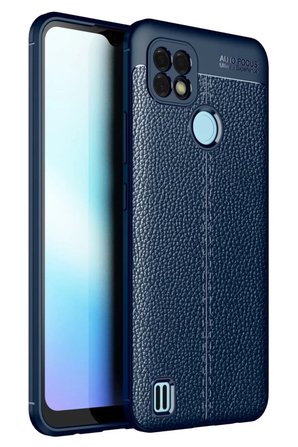 Realme C21 Uyumlu Kılıf Auto Focus Kapak - Lacivert