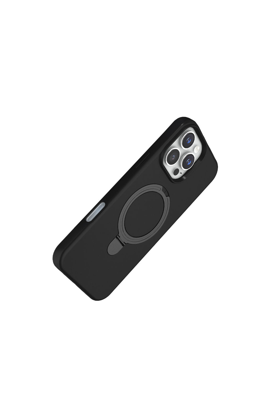 Apple iPhone 16 Pro Max Uyumlu Regal Magsafe Standlı Kapak - Siyah