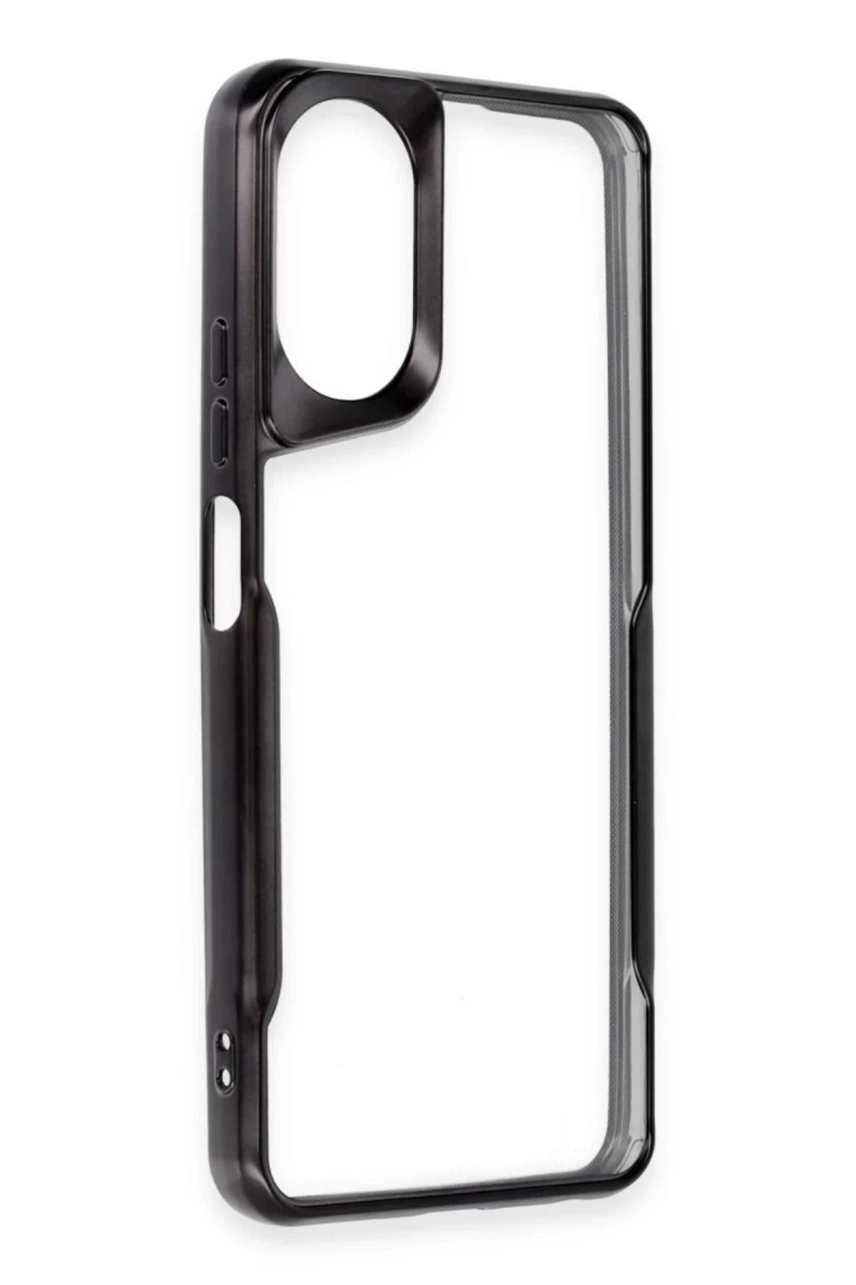 Oppo A38 Uyumlu Kılıf Boyi Silikon Kapak - Siyah