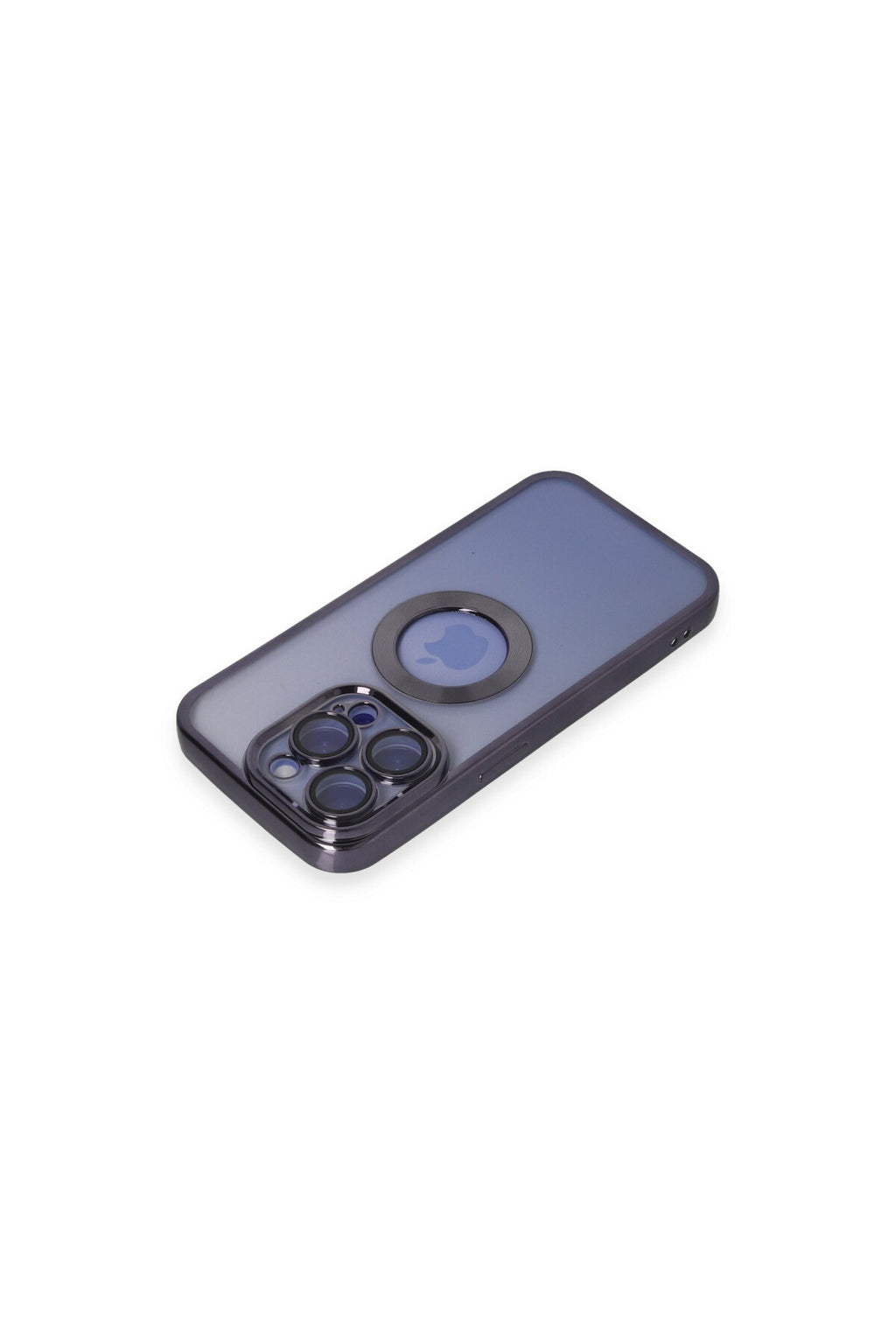 Apple iPhone 15 Pro Uyumlu Kılıf Slot Silikon - Mor