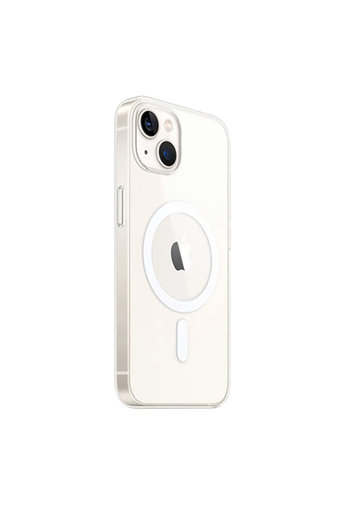 Apple iPhone 15 Plus Uyumlu Kılıf Pc Real Magsafe Kapak - Şeffaf