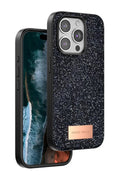 Onegif Apple iPhone 15 Pro Uyumlu Bright Simli Kapak - Siyah