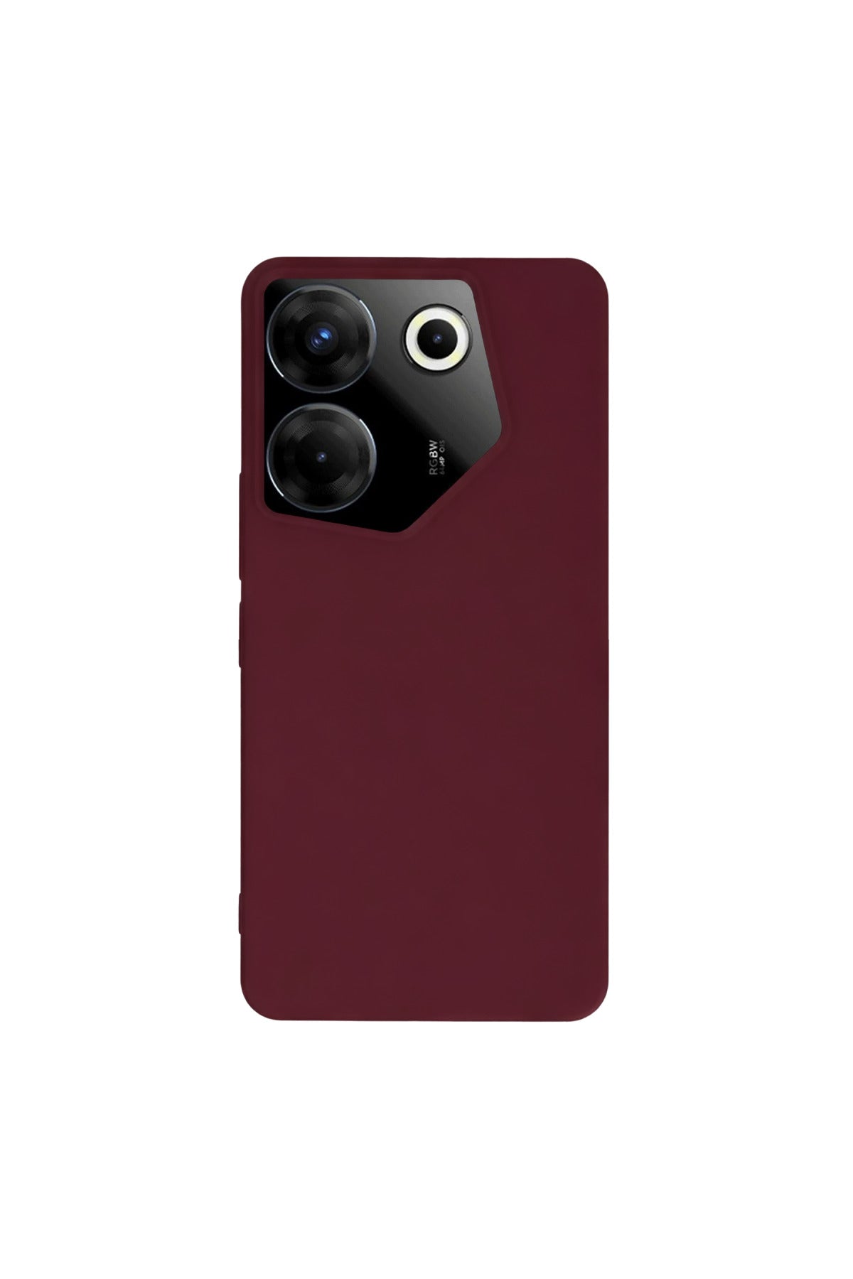 Tecno Camon 20 Pro 5G Uyumlu Kılıf First Silikon - Bordo
