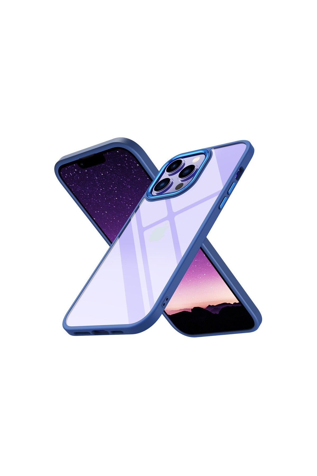 Apple iPhone 14 Pro Max Uyumlu Kılıf Power Silikon - Mavi