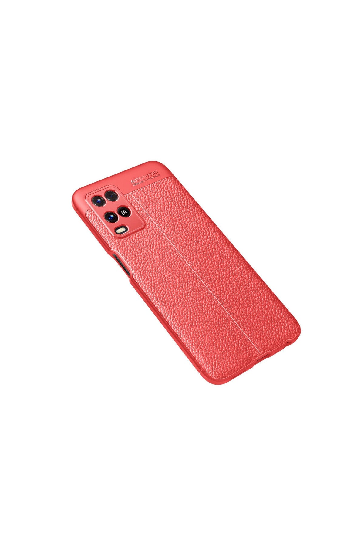 Oppo A54 4G Uyumlu Kılıf Auto Focus Kapak - Kırmızı