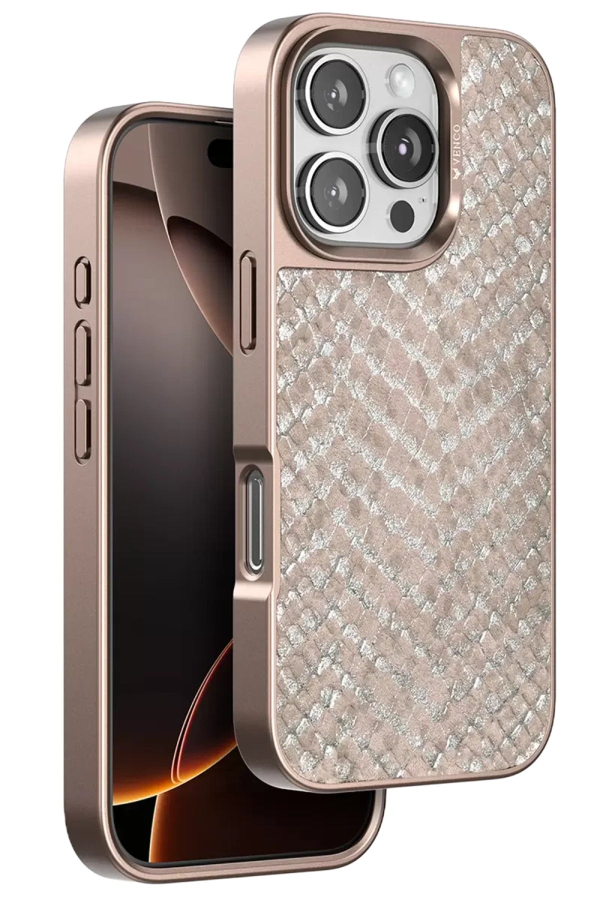 Venco Apple iPhone 16 Pro Max Uyumlu Viper Kapak - Titan Gri