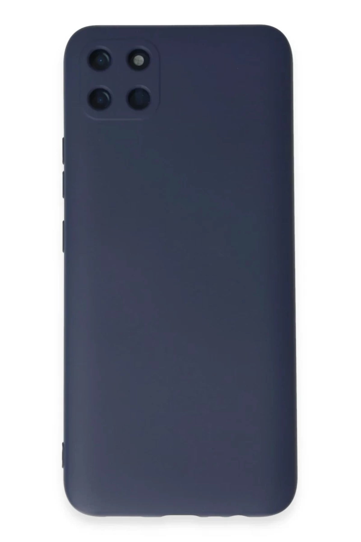 Realme C11 Uyumlu Kılıf Nano içi Kadife Silikon - Lacivert