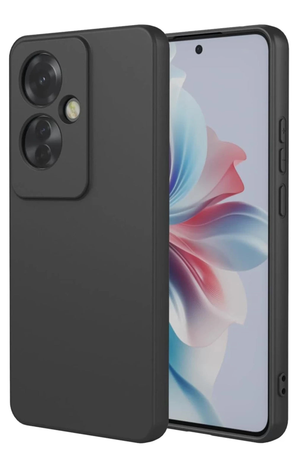 Oppo Reno 11F Uyumlu Kılıf First Silikon - Siyah