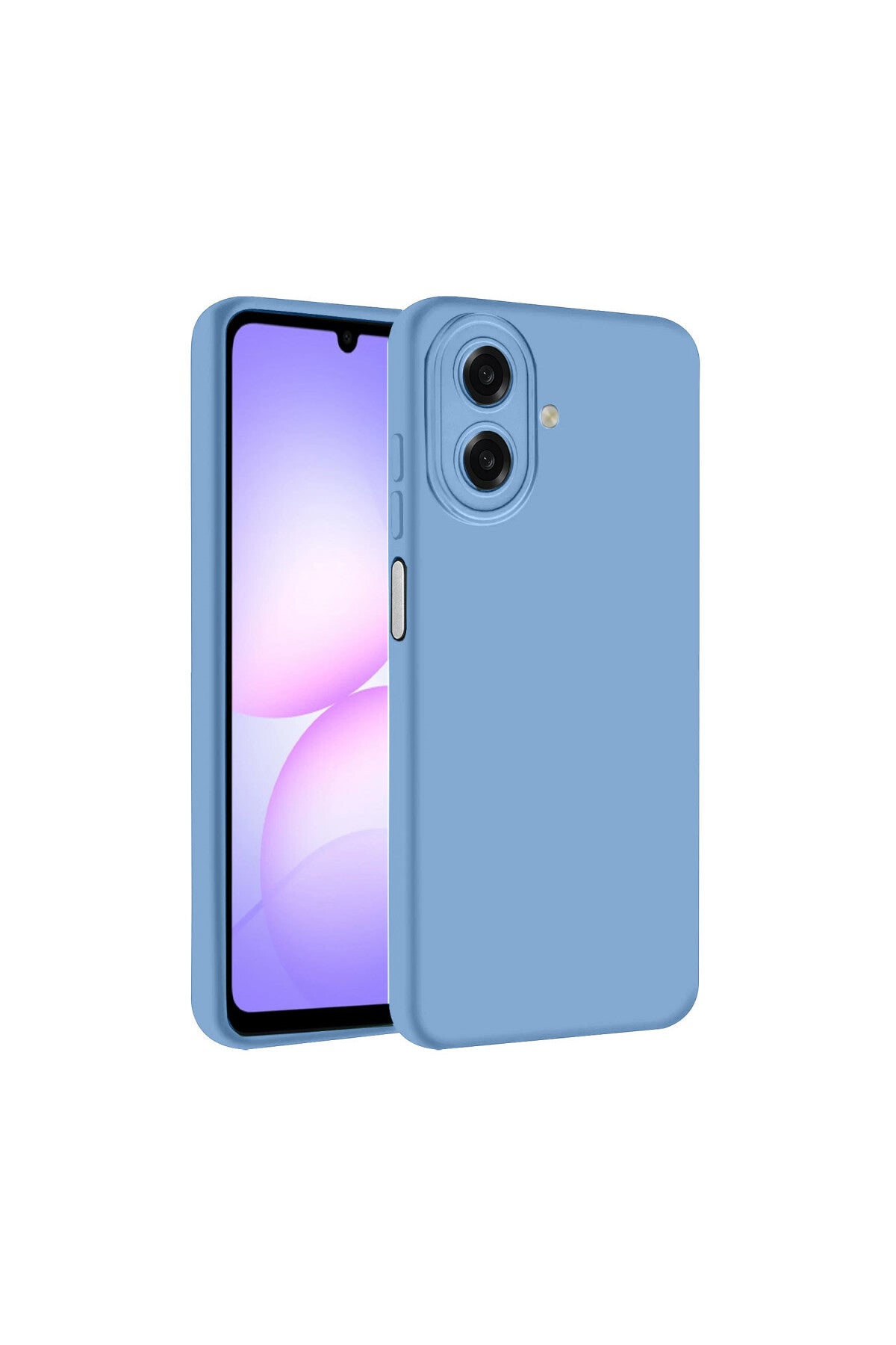 Samsung Galaxy A07 4G Uyumlu Nano içi Kadife Silikon - Mavi