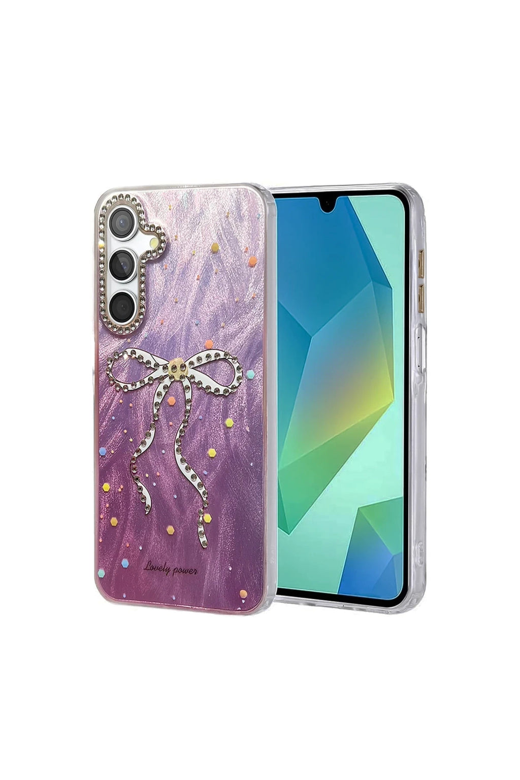 Samsung Galaxy S24 FE Uyumlu Kılıf Blade Aynalı Desenli Kapak - Desen 1