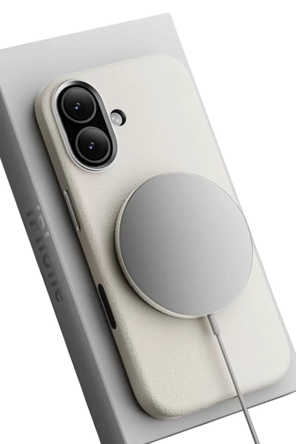 Joko Apple iPhone 17 Uyumlu Wonder Deri Magsafe Kapak - Beyaz