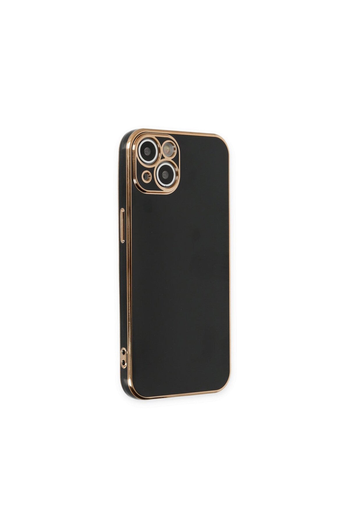 Apple iPhone 15 Uyumlu Kılıf Volet Silikon - Siyah